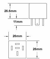 Hella Relay 12V 20/40A Spdt Res Sld thumbnail 8