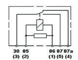 Hella Relay 12V 20/40A Spdt Res Wthr Bkt thumbnail 5