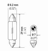 Hella Bulb 3021 12V 3W Sv78 T25 8X29Mm (2) thumbnail 8