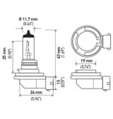 Hella Bulb H11 12V 55W Pgj192 T4 thumbnail 8