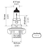 Hella Bulb H13 12V 60/55W P264T T4 thumbnail 8