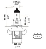 Hella Bulb H13 12V 60/55W P264T T4 +50 thumbnail 5