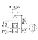 Hella Bulb H3 12V 55W Pk22S T325 Heavy Duty thumbnail 2