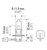 Hella Bulb H3 12V 55W Pk22S T325 Heavy Duty thumbnail 9