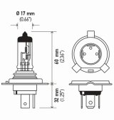 Hella Bulb H4 12V 60/55W P43T T4625 Sb thumbnail 6