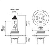 Hella Bulb H7 12V 55W Px26D T4625 +50 thumbnail 9