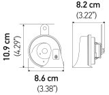 Hella Twin Trumpet Horn Kit 12V - BMW thumbnail 9