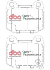 DBA 03-06 EVO / 04-09 STi / 03-07 350Z Track Edition/G35 w/ Brembo SP500 Rear Brake Pads thumbnail 4