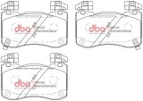 DBA 2018+ Kia Stinger V6 Twin Turbo XP Performance Front Brake Pads thumbnail 1