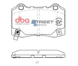 DBA 06-13 Dodge Charger SRT8 Rear SSEV Street Series Brake Pads thumbnail 1