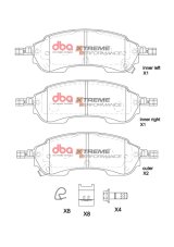DBA 2022+ Ford Ranger Rear Xtreme Performance Brake Pads thumbnail 1