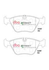 DBA 01-06 BMW 330i/330Ci (E46) SP Performance Front Brake Pads thumbnail 5