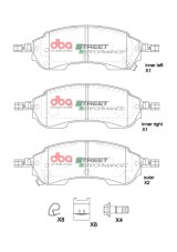 DBA 2022+ Ford Ranger Raptor 3.0TT SP Performance Rear Brake Pads thumbnail 1