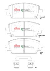 DBA 2021+ Genesis G80 2.5T AWD SP Performance Front Brake Pads thumbnail 1