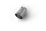 Remus Stainless Steel 102mm Short Style Straight Chrome Tail Pipe Set (Pair) (2x rms0406 70SGR) thumbnail 1
