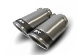 Remus Stainless Steel 84mm Angled w/Carbon Ring Tail Pipe Set (Pair) (2x rms0006 83CSR) thumbnail 1