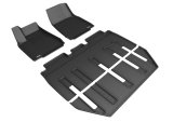3D MAXpider 17-21 Tesla Model X FOLDING Kagu Black Full Set thumbnail 1