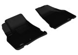 3D MAXpider 07-17 GMC Acadia / GMC Acadia Limited Kagu Black Full Set Bucket SeatS thumbnail 3
