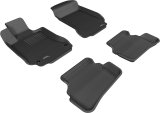 3D MAXpider 08-14 Mercedes-Benz C-CLASS Sedan (W204) / C63 AMG Sedan (W204) Kagu Black Full Set thumbnail 2