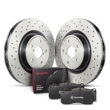 Brembo OE 17-23 Porsche 718 Boxster/718 Cayman/13-16 Boxster/14-16 Cayman Rear Disc Brake Kit (2x bre09.8998.11, 1x breP65028) thumbnail 1