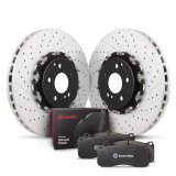 Brembo OE Front Disc Brake Kit (2x bre09.9764.23, 1x breP50098) thumbnail 1