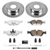 Power Stop 95-99 BMW 318ti Front & Rear Z26 Street Warrior Brake Kit (1x psbK593-26, 1x psbK590-26) thumbnail 9