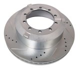 PowerStop Z36 Truck and Tow Brake Upgrade Kits K5568-36 Pads Rotors, Tow, Cross-Drilled/Slotted Surface, Iron, Zinc Plated, 15.350 in./15.350 in. Diameter, Carbon Fiber Ceramic Pads, Kit thumbnail 8