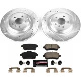 Power Stop 16-17 Mercedes-Benz GLE400 Front & Rear Z23 Evolution Sport Brake Kit (1x psbK6903, 1x psbK7438) thumbnail 2