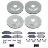 Power Stop 2004 Cadillac XLR 2004 Front & Rear Z17 Evolution Geomet Coated Brake Kit (1x psbCRK1559, 1x psbCRK1563) thumbnail 5