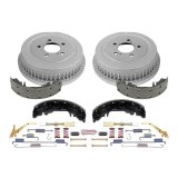 PowerStop Z23 Evolution Sport Disc and Drum Brake Upgrade Kits K15011DK Kits, Cross-drilled/Slotted, 11.10 in. Front, Zinc Plated, Carbon Fiber Ceramic Pads, 9.900 in. Rear, Chrysler, Dodge, Plymouth, Kit thumbnail 6