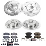 Power Stop 16-17 Hyundai Veloster Front & Rear Z23 Evolution Sport Brake Kit (1x psbK7673, 1x psbK6502) thumbnail 8