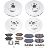 Power Stop 12-18 Toyota Yaris Front & Rear Z17 Evolution Geomet Coated Brake Kit (1x psbCRK6104, 1x psbCRK6106) thumbnail 3