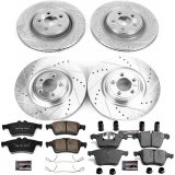 Power Stop 07-08 Jaguar S-Type Front & Rear Z23 Evolution Sport Brake Kit (1x psbK5638, 1x psbK4612) thumbnail 4