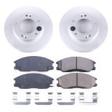 Power Stop 07-09 Kia Sorento Front & Rear Z17 Evolution Geomet Coated Brake Kit (1x psbCRK5908, 1x psbCRK5910) thumbnail 6