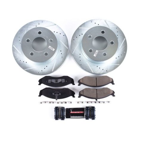 Power Stop 99-01 Jeep Cherokee Front & Rear Z23 Evolution Sport Brake Kit (1x psbK2152, 1x psbKOE15300DK)