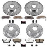 Power Stop 98-99 Acura CL Front & Rear Z26 Street Warrior Brake Kit (1x psbK1237-26, 1x psbK1244-26) thumbnail 3