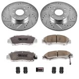 Power Stop 98-99 Acura CL Front & Rear Z26 Street Warrior Brake Kit (1x psbK1237-26, 1x psbK1244-26) thumbnail 5
