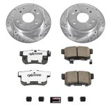 Power Stop 98-99 Acura CL Front & Rear Z26 Street Warrior Brake Kit (1x psbK1237-26, 1x psbK1244-26) thumbnail 8