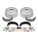 PowerStop Z23 Evolution Sport Disc and Drum Brake Upgrade Kits for 1998-2002 B3000, B4000, RANGER - K15004DK Kits, Cross-drilled/Slotted, 11.22 in. Front, Zinc Plated, Carbon Fiber Ceramic Pads, 10.000 in. Rear, Ford, Mazda, Kit thumbnail 3