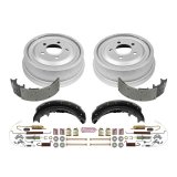 PowerStop Z23 Evolution Sport Disc and Drum Brake Upgrade Kits for 1998-2002 B3000, B4000, RANGER - K15004DK Kits, Cross-drilled/Slotted, 11.22 in. Front, Zinc Plated, Carbon Fiber Ceramic Pads, 10.000 in. Rear, Ford, Mazda, Kit thumbnail 6