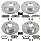 Power Stop 97-01 Honda Prelude Front & Rear Z26 Street Warrior Brake Kit (1x psbK704-26, 1x psbK1243-26) thumbnail 4