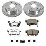 Power Stop 97-01 Honda Prelude Front & Rear Z26 Street Warrior Brake Kit (1x psbK704-26, 1x psbK1243-26) thumbnail 8