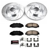 Power Stop 97-01 Acura Integra Front & Rear Z23 Evolution Sport Brake Kit (1x psbK704, 1x psbK2270) thumbnail 1