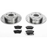 Power Stop 97-01 Acura Integra Front & Rear Z23 Evolution Sport Brake Kit (1x psbK704, 1x psbK2270) thumbnail 2