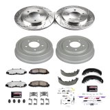Power Stop 97-00 Ford F-150 Front & Rear Z36 Truck & Tow Brake Kit (1x psbK1866-36, 1x psbKOE15349DK) thumbnail 7