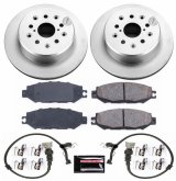 Power Stop 95-00 Lexus LS400 Front & Rear Z17 Evolution Geomet Coated Brake Kit (1x psbCRK5099, 1x psbCRK5061) thumbnail 6