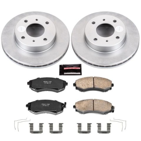 Power Stop 91-96 Infiniti G20 Front & Rear Z17 Evolution Geomet Coated Brake Kit (1x psbCRK740, 1x psbCRK656)