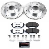 Power Stop 89-96 Nissan 240SX Front & Rear Z26 Street Warrior Brake Kit (1x psbK659-26, 1x psbK654-26) thumbnail 6