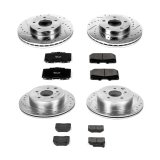 Power Stop 89-90 Nissan 300ZX Front & Rear Z23 Evolution Sport Brake Kit (1x psbK666, 1x psbK2973) thumbnail 2