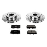 Power Stop 89-90 Nissan 300ZX Front & Rear Z23 Evolution Sport Brake Kit (1x psbK666, 1x psbK2973) thumbnail 5